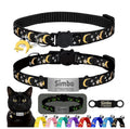 Collier personnalisé pour chat avec clochette et gravure – photo 1