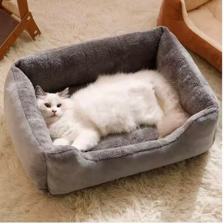 Lit douillet en peluche pour chat – photo 6