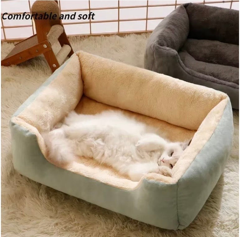 Lit douillet en peluche pour chat – photo 2