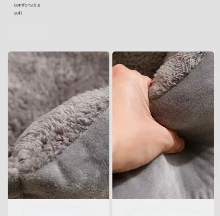 Lit douillet en peluche pour chat – photo 4